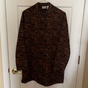 Chicos tunic length jacket.